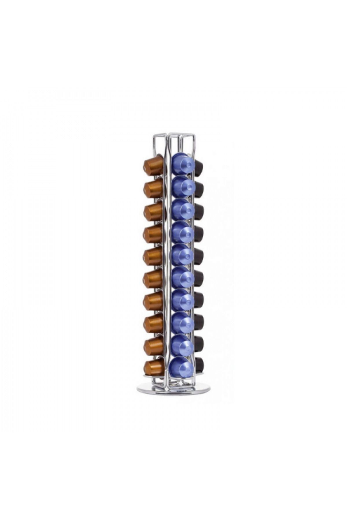 Viejo Valle Suport Rotativ Din Inox Pentru Capsule Nespresso, 11.5x37 Cm - One Size