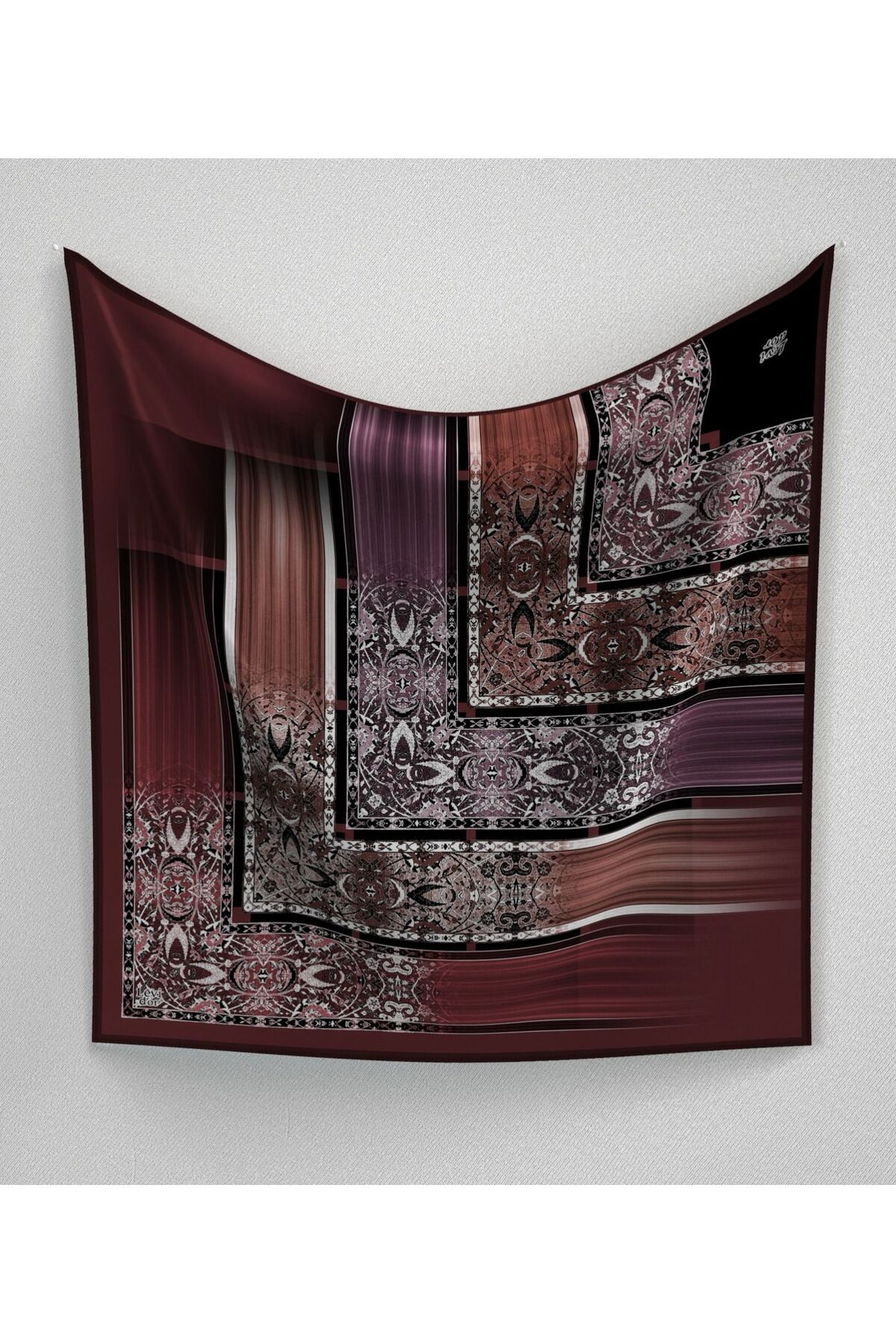 Levidor-Ethnic Pattern Sparkling Crystal Scarf 3