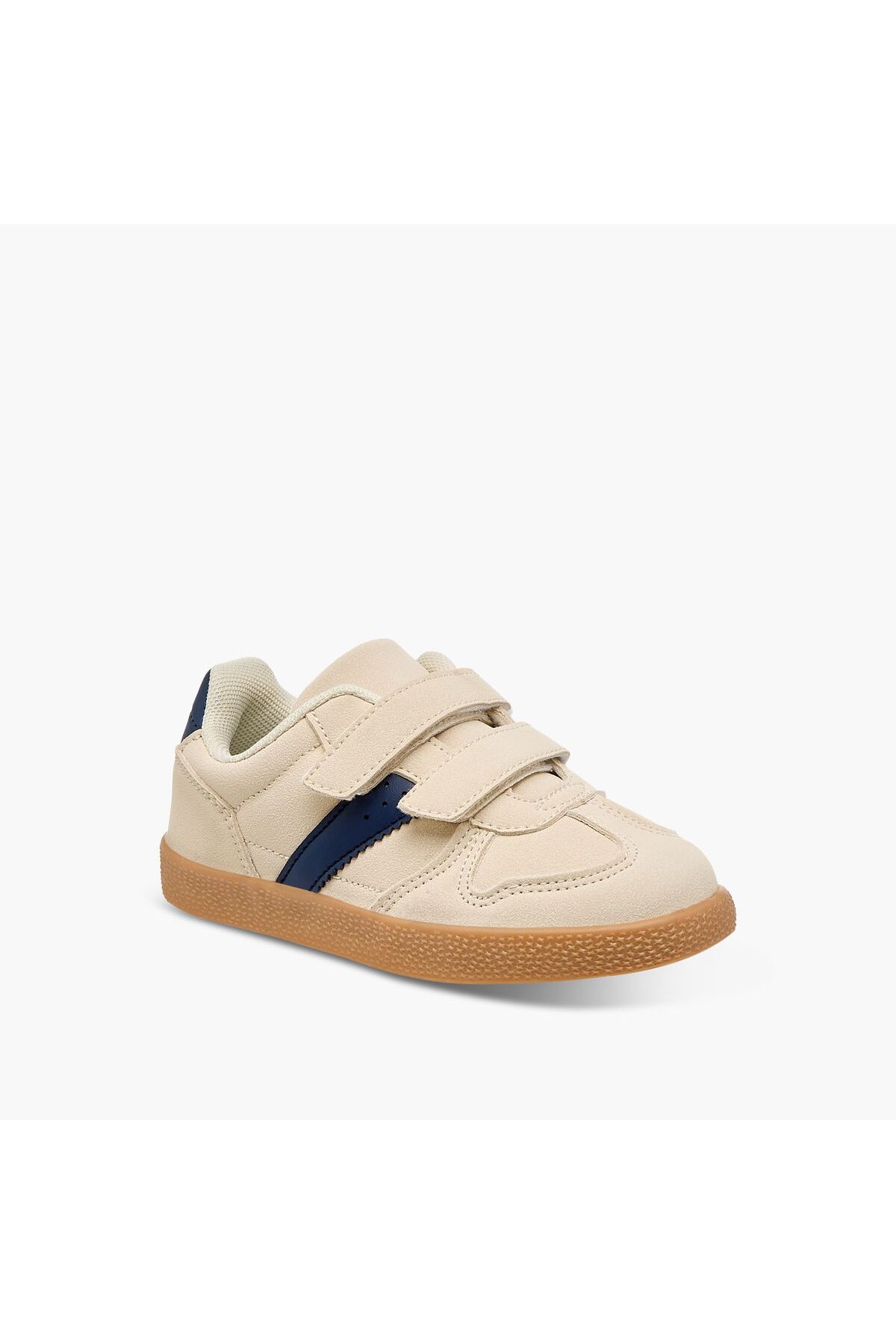 LBL by Shoexpress-Panelled Sneaker with Hook and Loop Closure 3