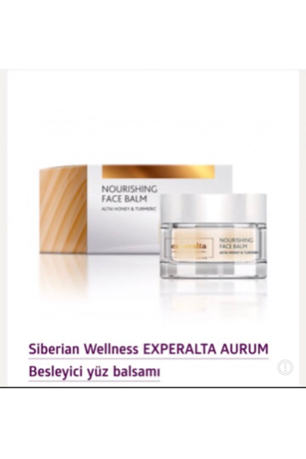 Siberian Wellness Experalta Aurum Nourishing Face Balm