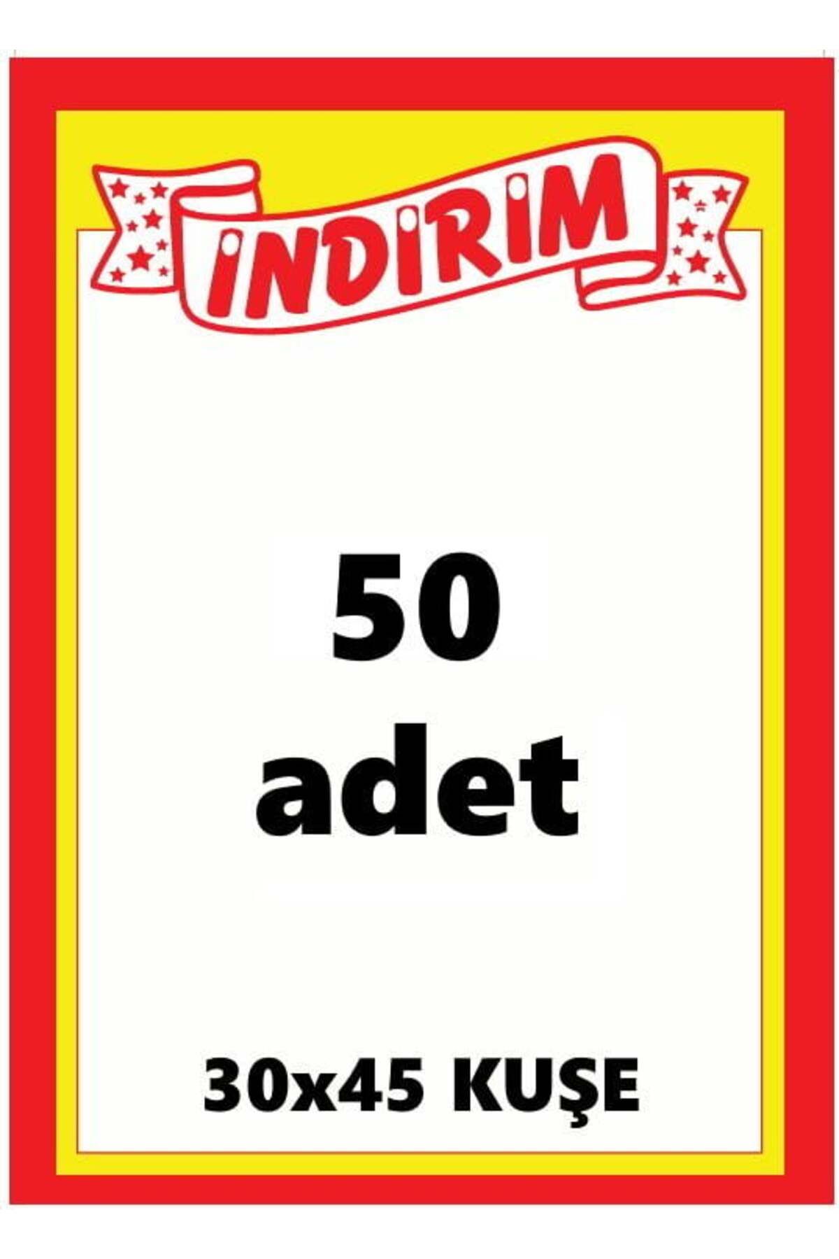 zebra rulo 30X45 MARKET İNDİRİM ETİKETİK 115 GR KUŞE-30X45 KUŞE 50 ADET MARKET İNDİRİM ETİKETİ