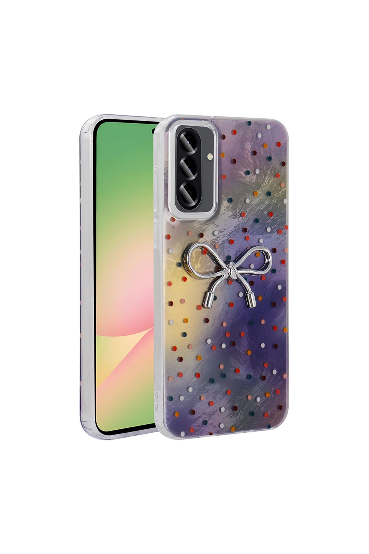 ELSAH Samsung Galaxy A56 Uyumlu Kılıf Kamera Korumalı Figürlü, Love Silikon Kapak