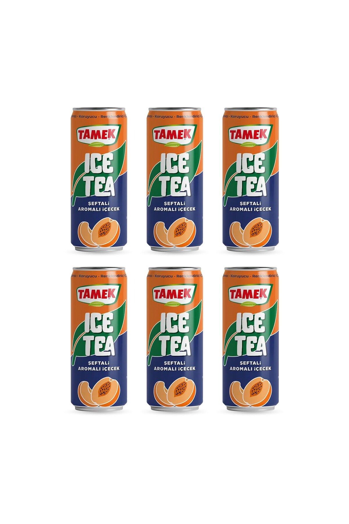TAMEK Ice Tea Şeftali 330 ml x 6 Adet
