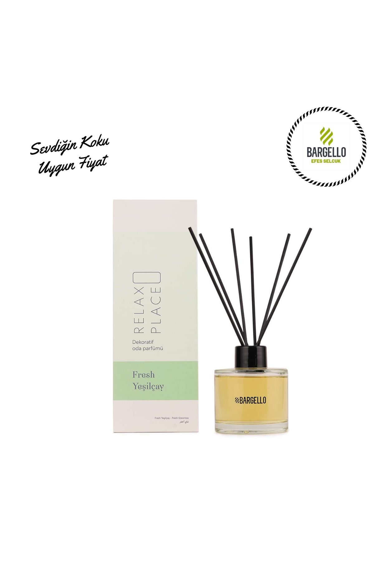Bargello Yeşilçay Dekoratif Oda Kokusu Bambu 120ml -Bes