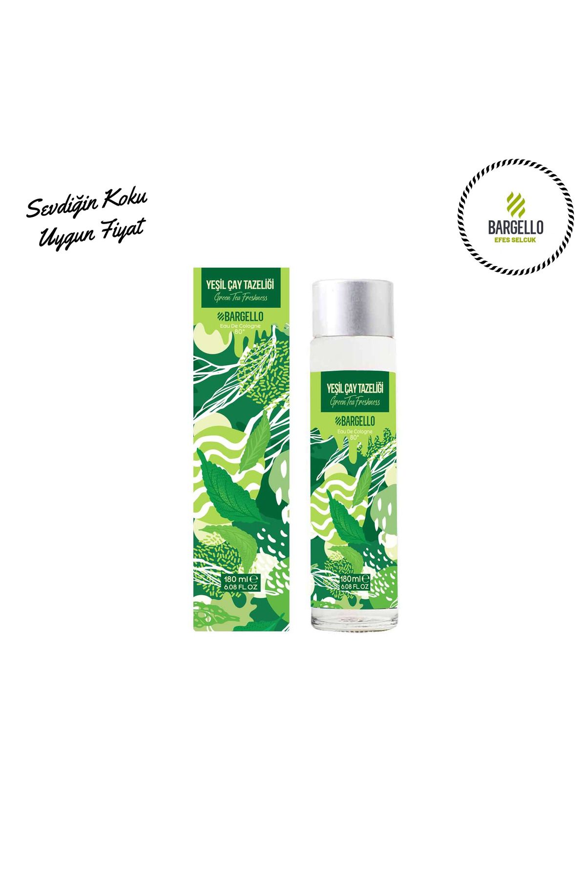 Bargello Yeşilçay 180ml Kolonya -Bes