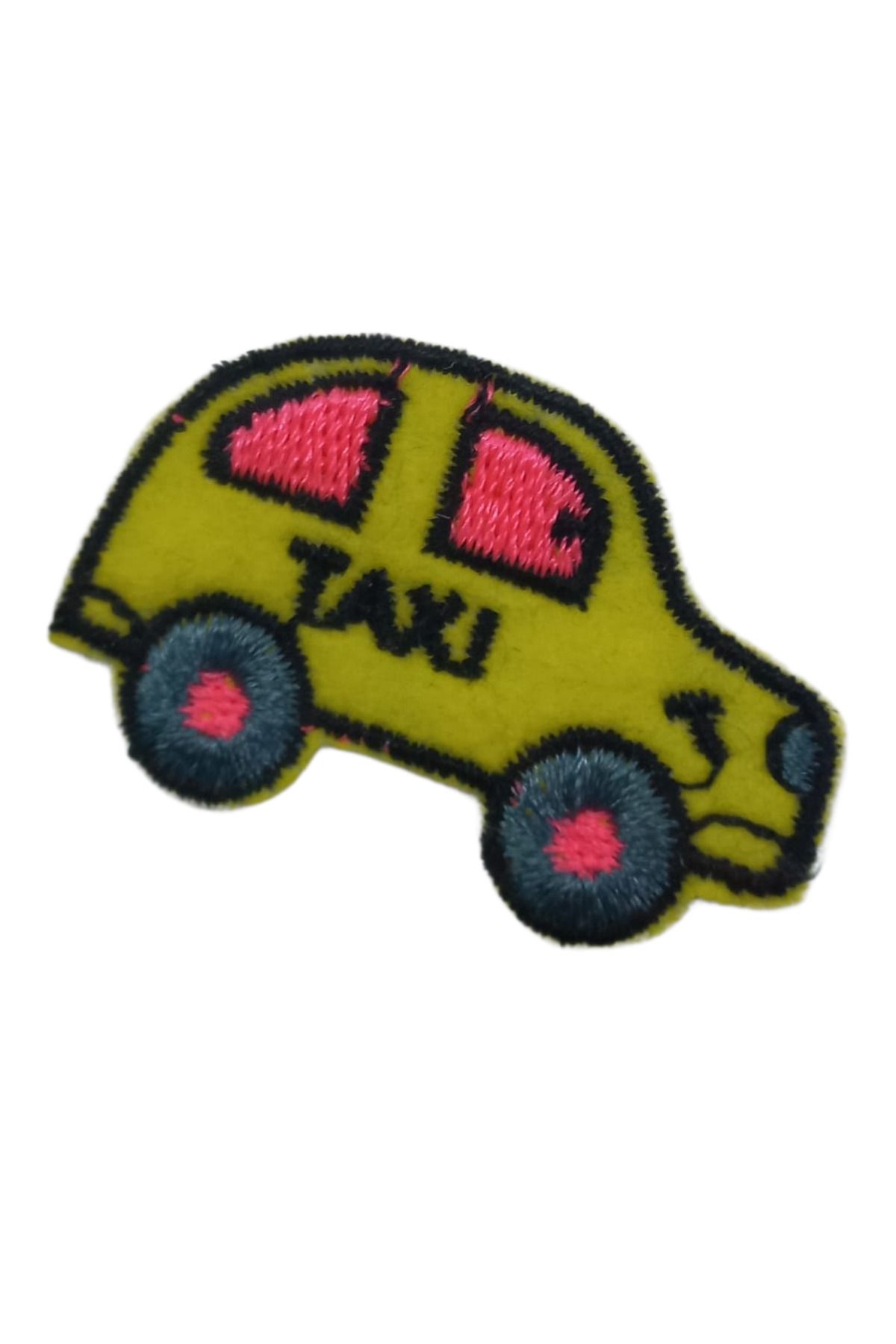 OK AKSESUAR Aplike Ütü İle Yapışan Taxi Arma 3x2,5 cm