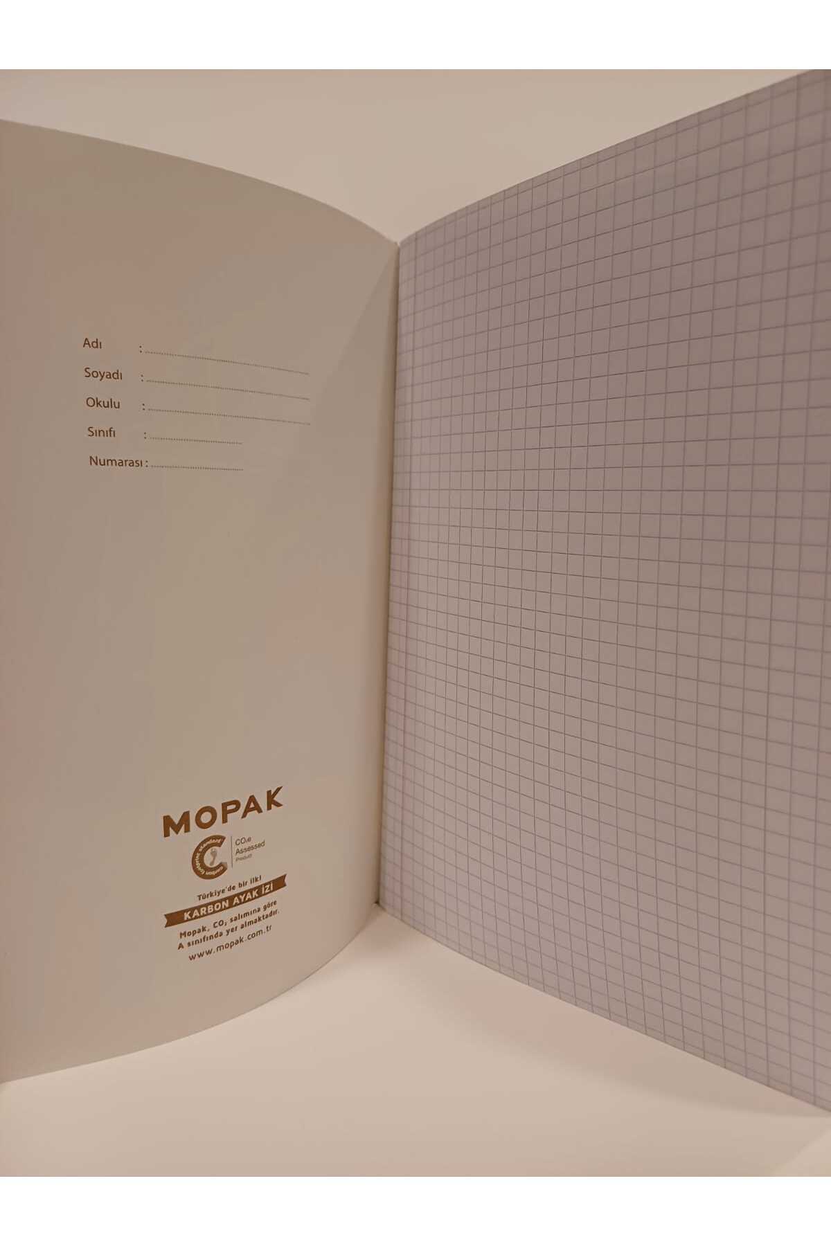 Mopak-A5 Stitched 60 Sheets Checked Notebook 4
