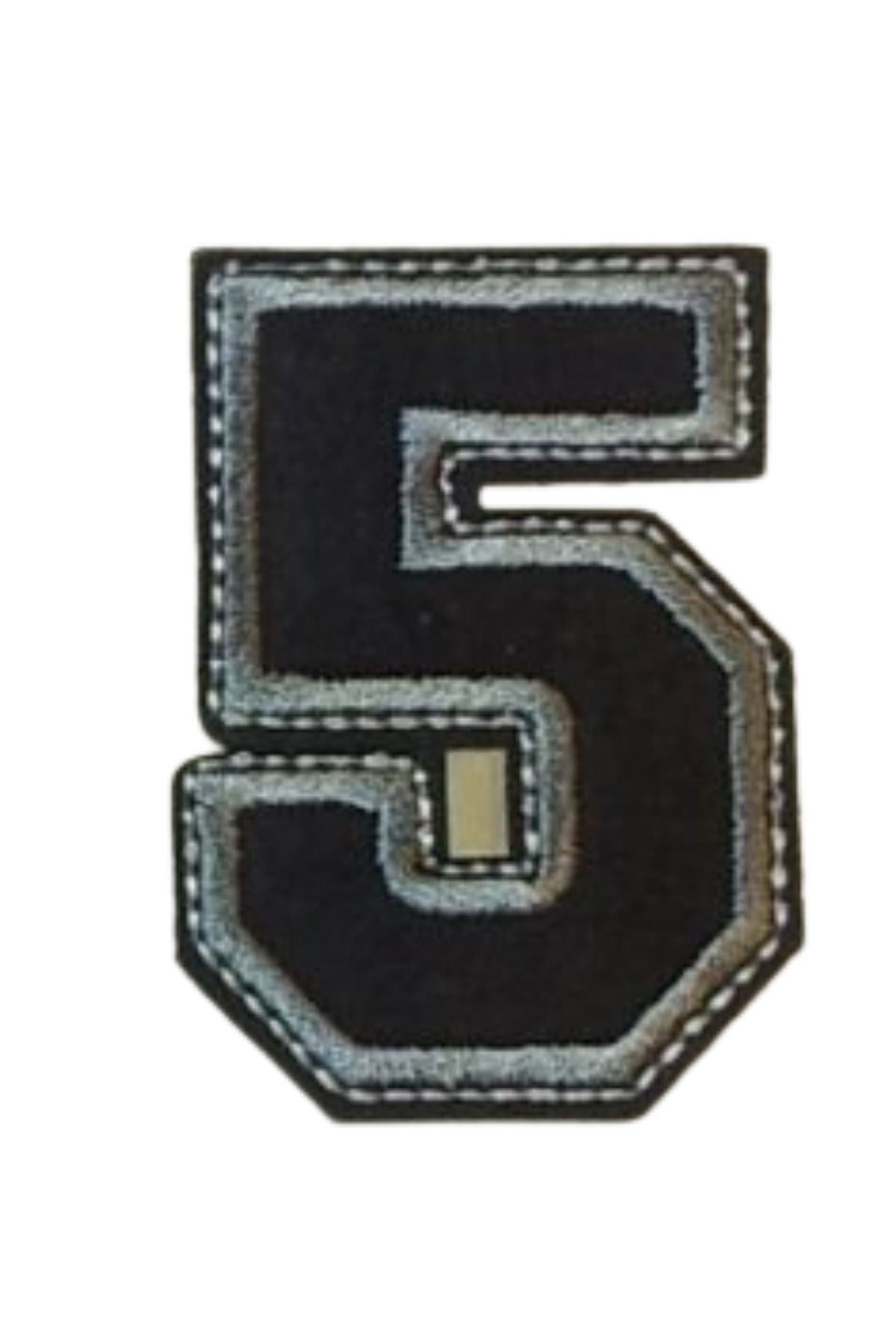 OK AKSESUAR Aplike Ütü İle Yapışan 5 Rakamı Arma 4x4 cm