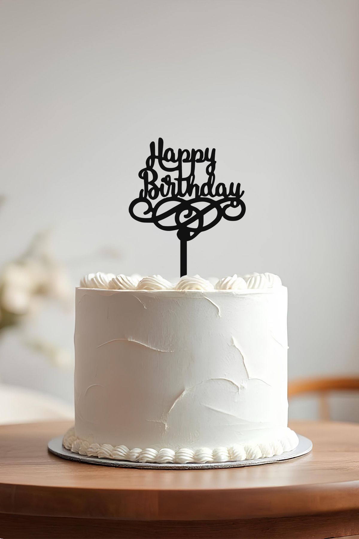 oalpo Happy Birthday Doğum Günü Pastası Kürdanı, Pasta Süsü, Yeniden Kullanılabilir