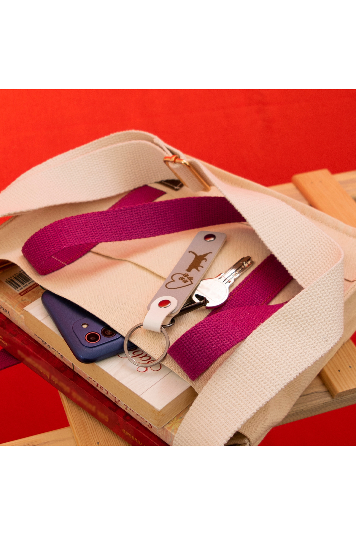 Miaju-Claret Red, Speed ​​Lovers' Personal with Name Plate and B Rh (-) Blood Group, Emergency, 2-Piece Keychain 7