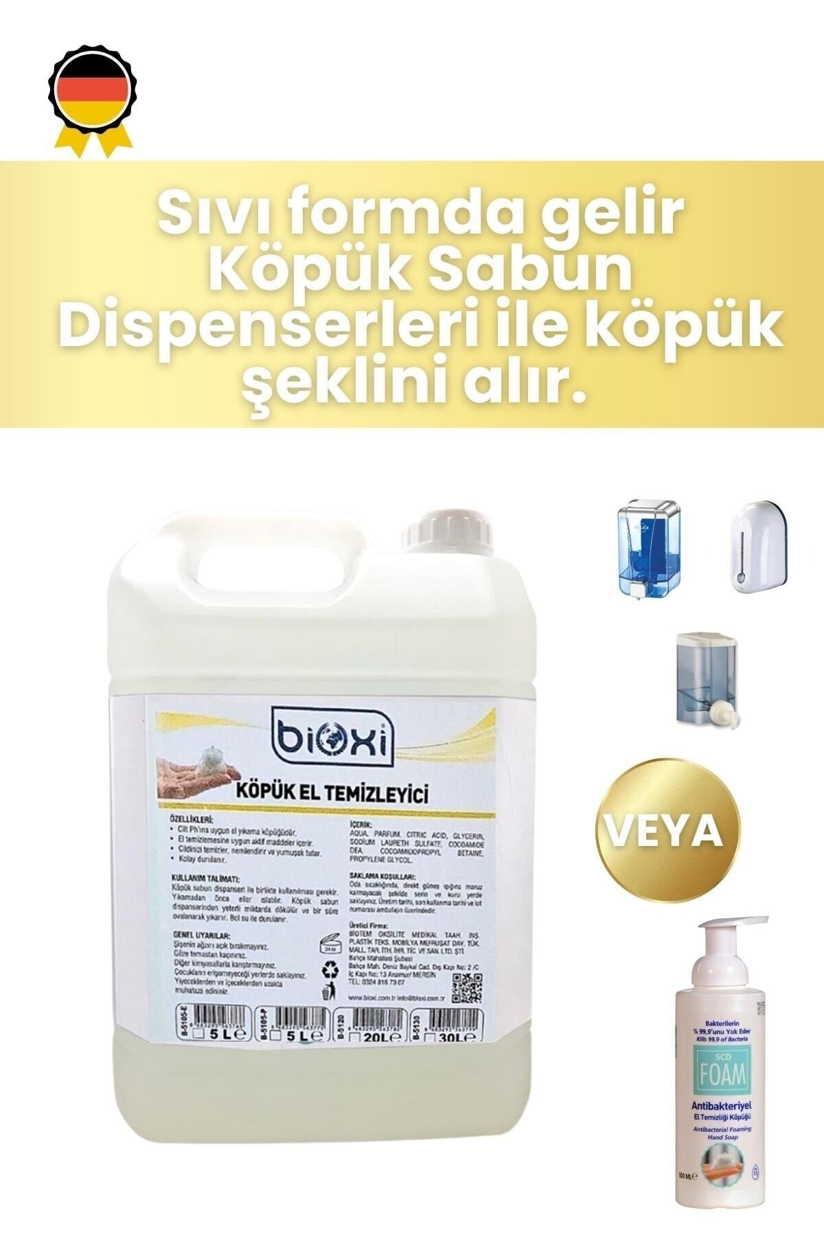 Bioxi-Foam Hand Soap 5 Liters |   White Soap Scented Economical and Hygienic Practical Solution for Cleaning 4