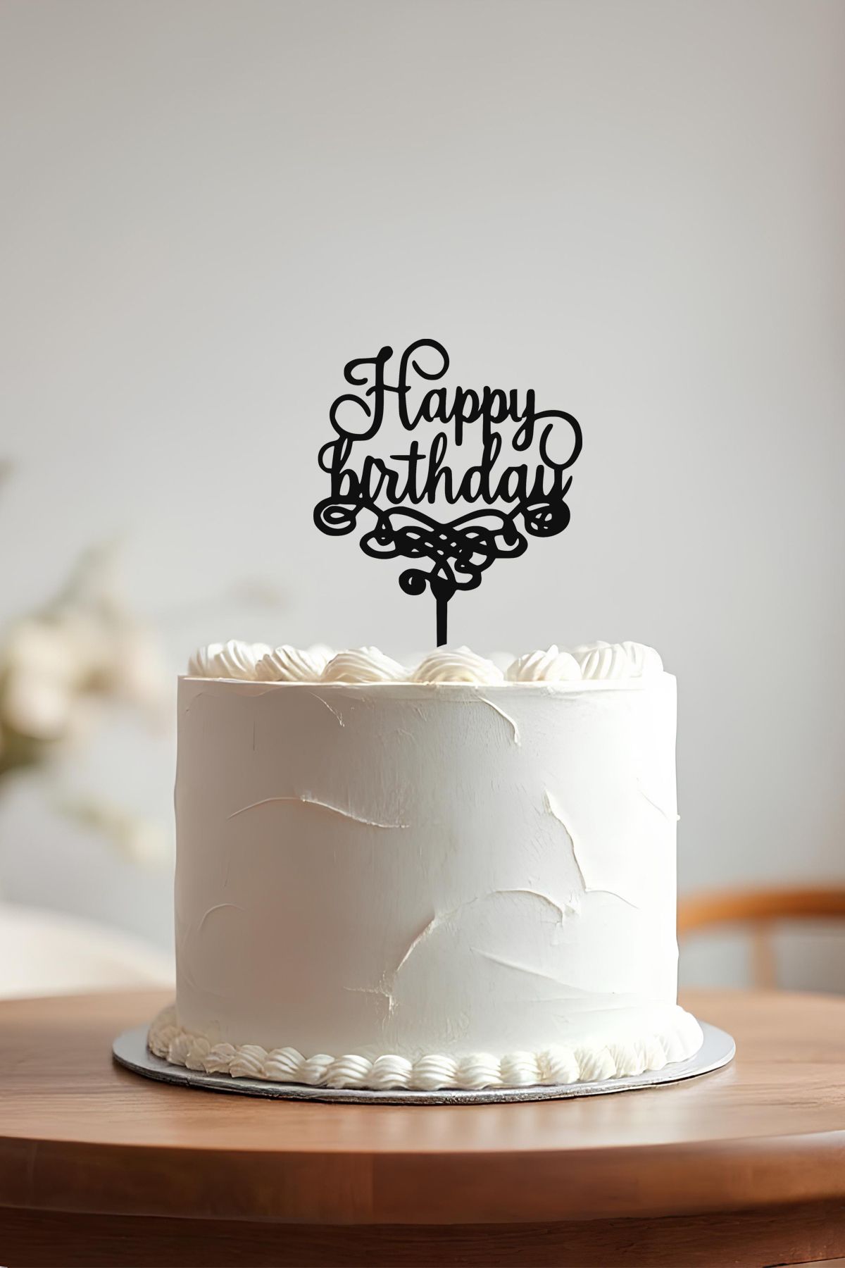 oalpo Happy Birthday Doğum Günü Pastası Kürdanı, Pasta Süsü, Yeniden Kullanılabilir