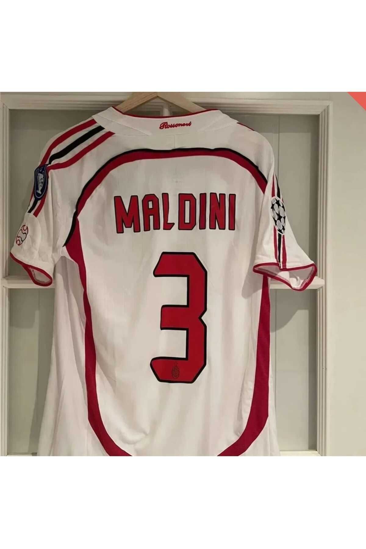 Pink Loca Efsane M.i.l.a.n Paolo 3 Numara Beyaz Yetişkin Futbol Forması Nefes Alan Kumaş -mnks76