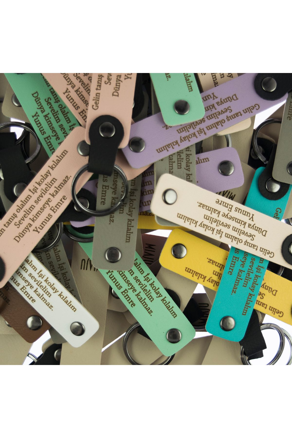 miawiki-Custom Design X2 Keychain Set, Coffee-F Green-Ysl, for Bikers, Name Plate and B Rh (+) Blood Group 6