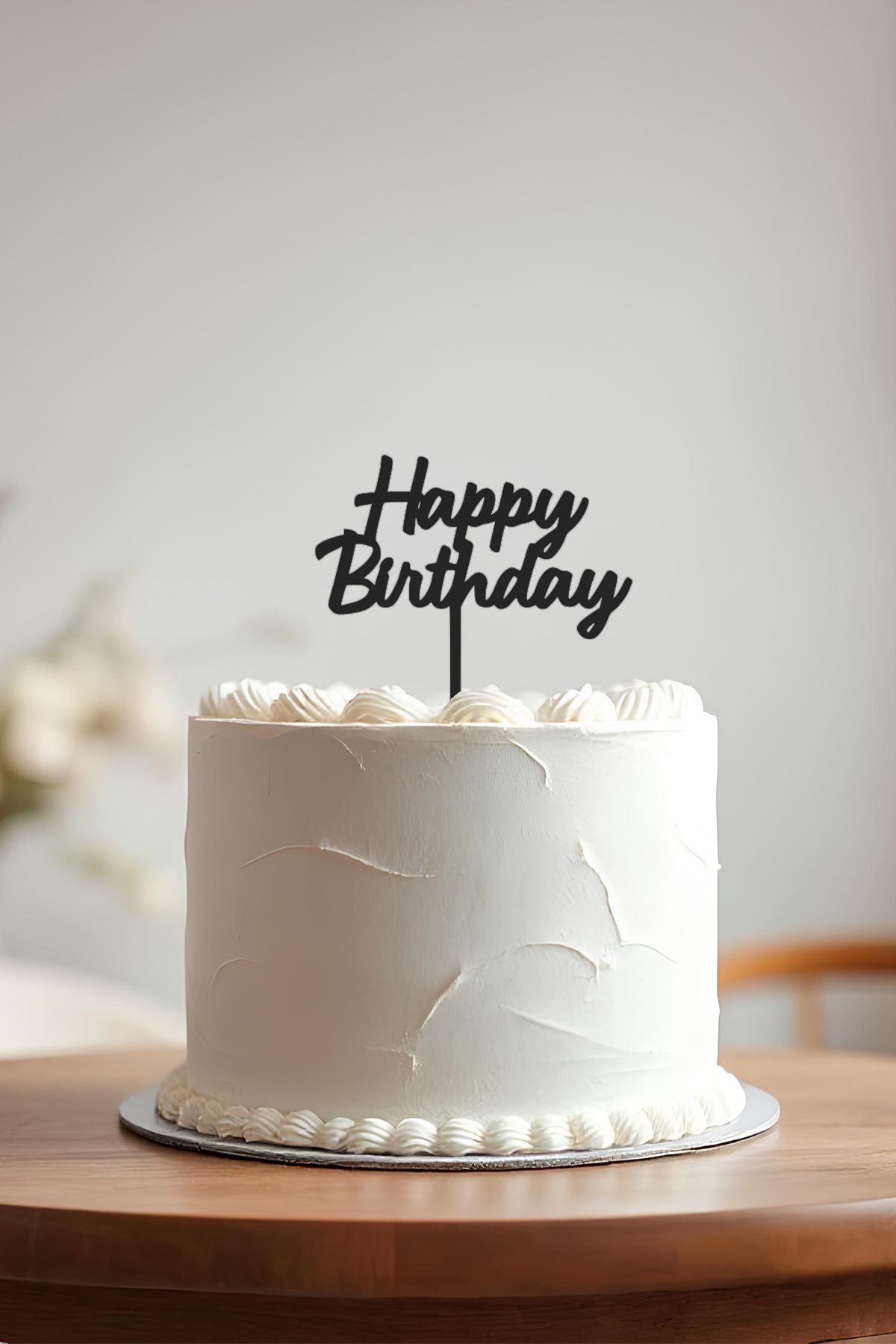 oalpo Happy Birthday Doğum Günü Pastası Kürdanı, Pasta Süsü, Yeniden Kullanılabilir