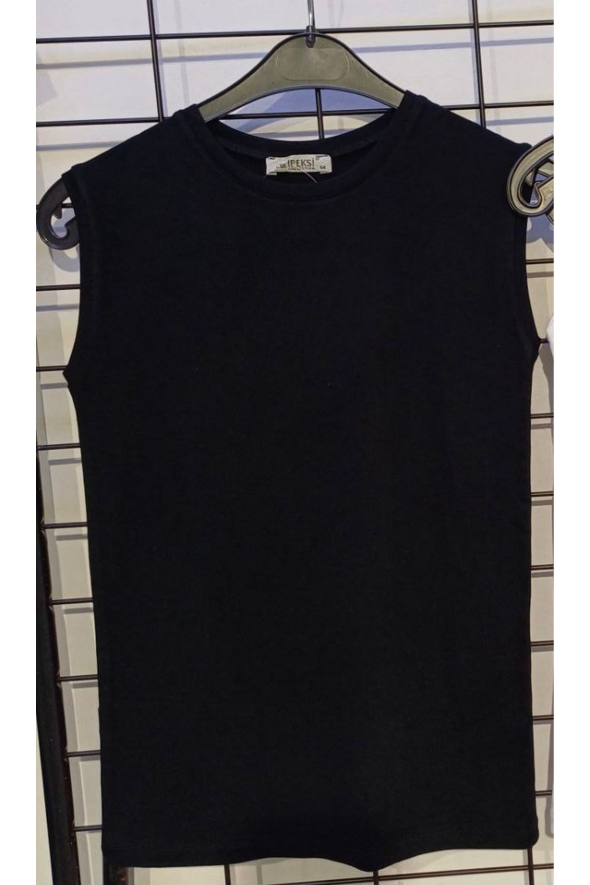 Hey Butik Kadın T-shirt  Bisiklet Yaka Kolsuz