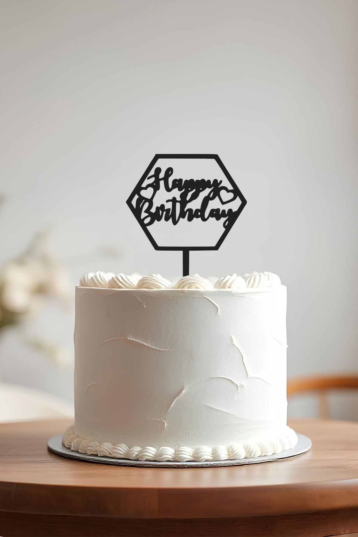 oalpo Happy Birthday Doğum Günü Pastası Kürdanı, Pasta Süsü, Yeniden Kullanılabilir