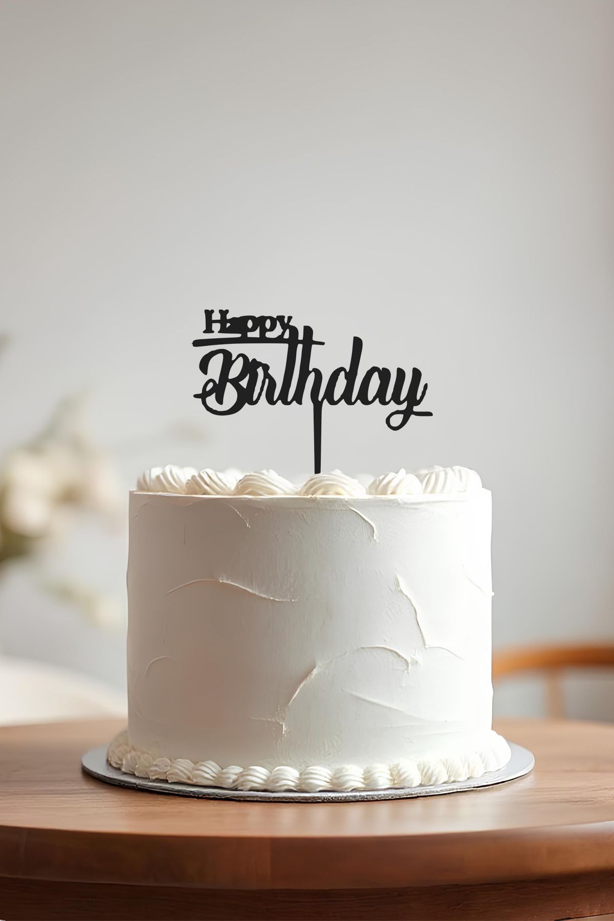 oalpo Happy Birthday Doğum Günü Pastası Kürdanı, Pasta Süsü, Yeniden Kullanılabilir