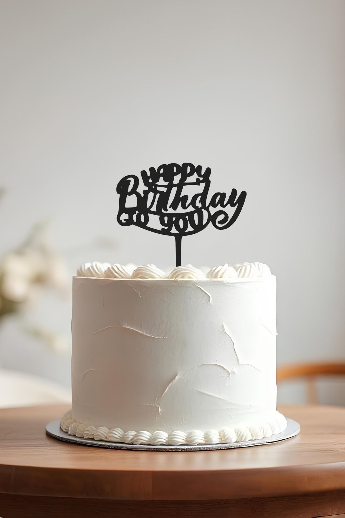 oalpo Happy Birthday Doğum Günü Pastası Kürdanı, Pasta Süsü, Yeniden Kullanılabilir