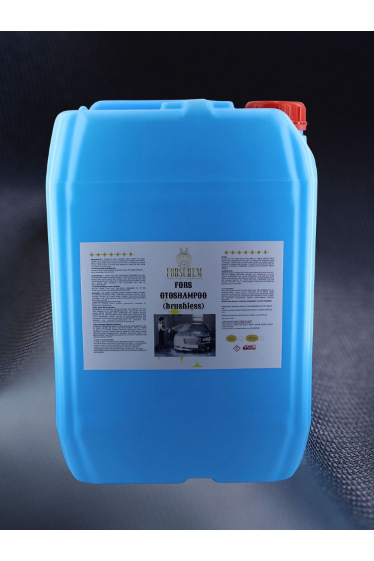 Forschem Industrial Chemicals Fors OtoShampoo Brussless 30 lt Renkli Köpüklü Fırçasız Oto Şampuanı