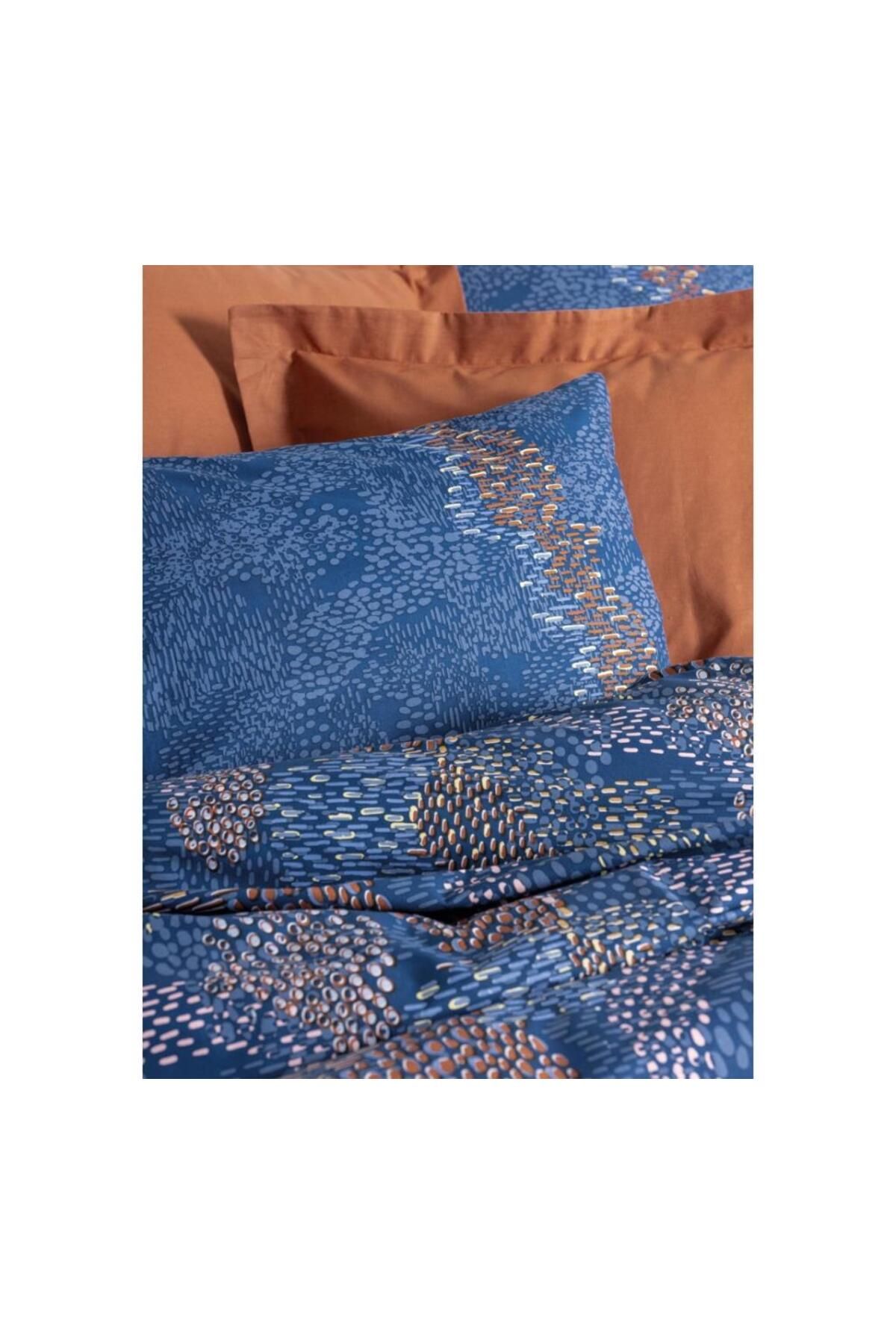 NEZADE STORE-Tedric Cinnamon Double Duvet Cover Set 2