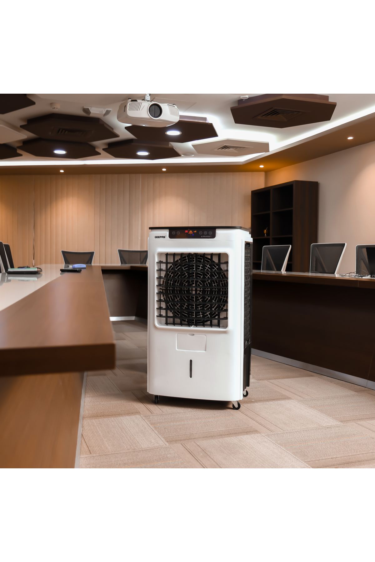 Geepas-Digital Air Cooler  45L with Ice Box Technology| 3 Wind Speed| Digital Display with Remote Control 4