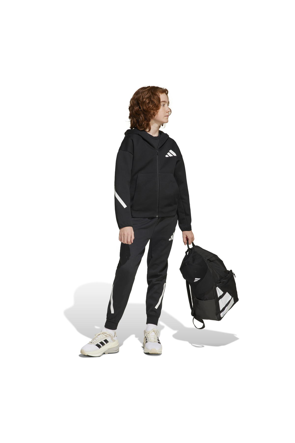 adidas J Z.N.E.FZ Eşofman Üstü Siyah JC7574 - Fiyatı