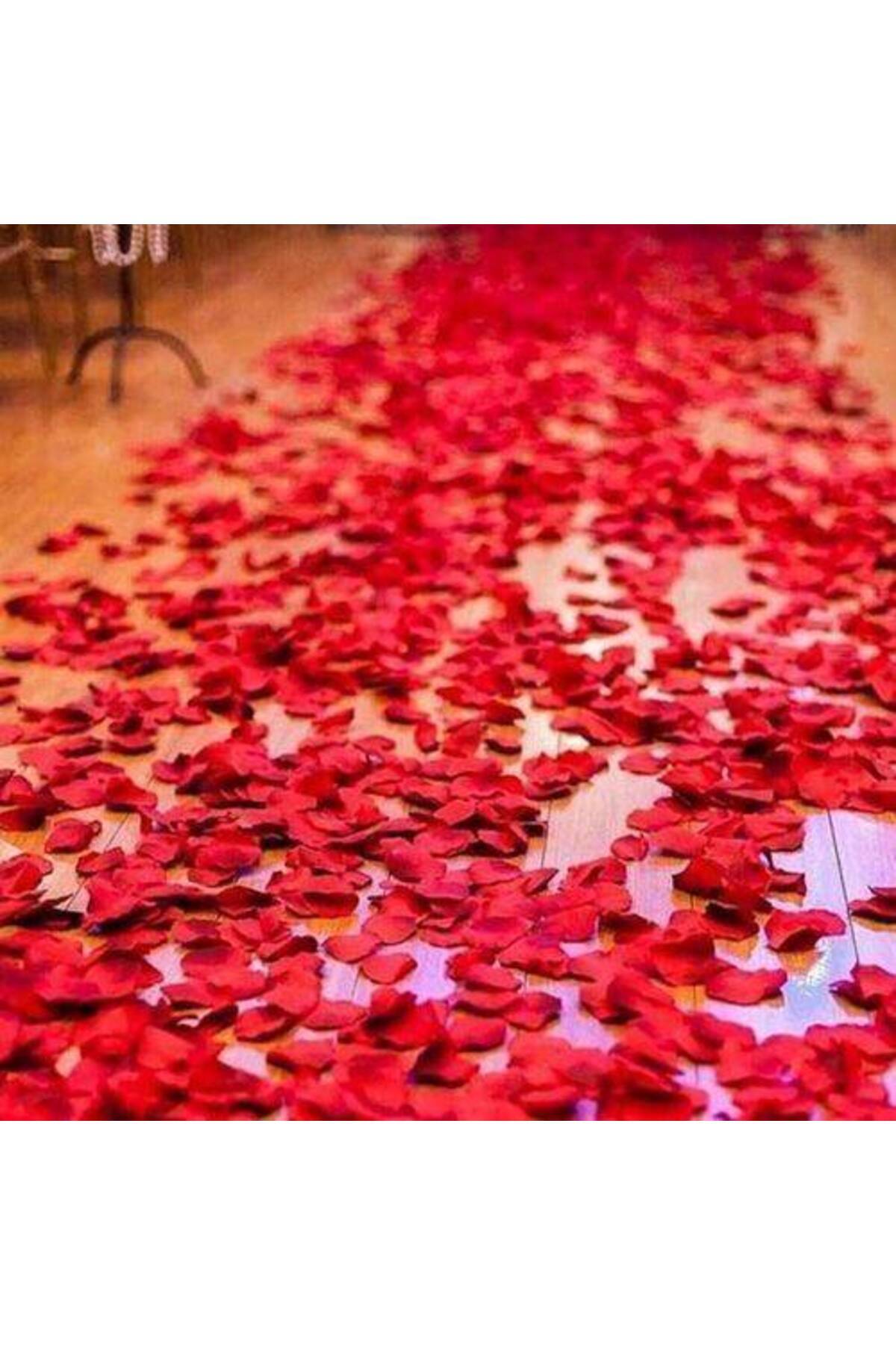 Parti Dükkanım Kırmızı Gül Yaprakları Yapay (100 ADET)