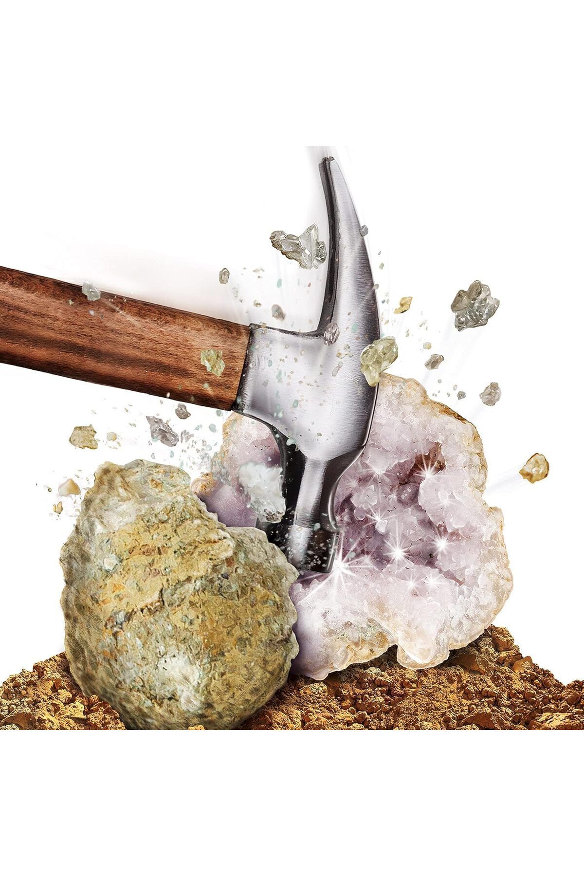 NATIONAL GEOGRAPHIC-Break Open 2 Geodes, Multi color, RTNGGEO2 5