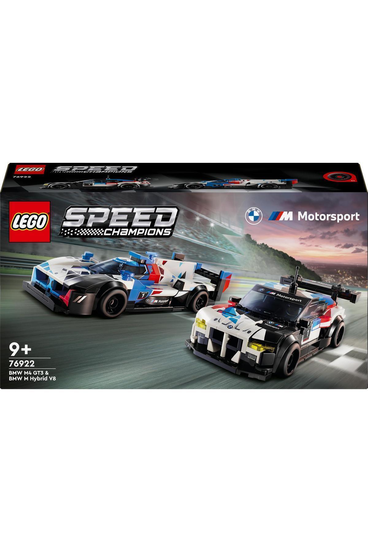 LEGO-® Speed Champions BMW M4 GT3 & BMW M Hybrid V8 Race Cars -76922 Set for 9+ Year Old Kids (676P) 3