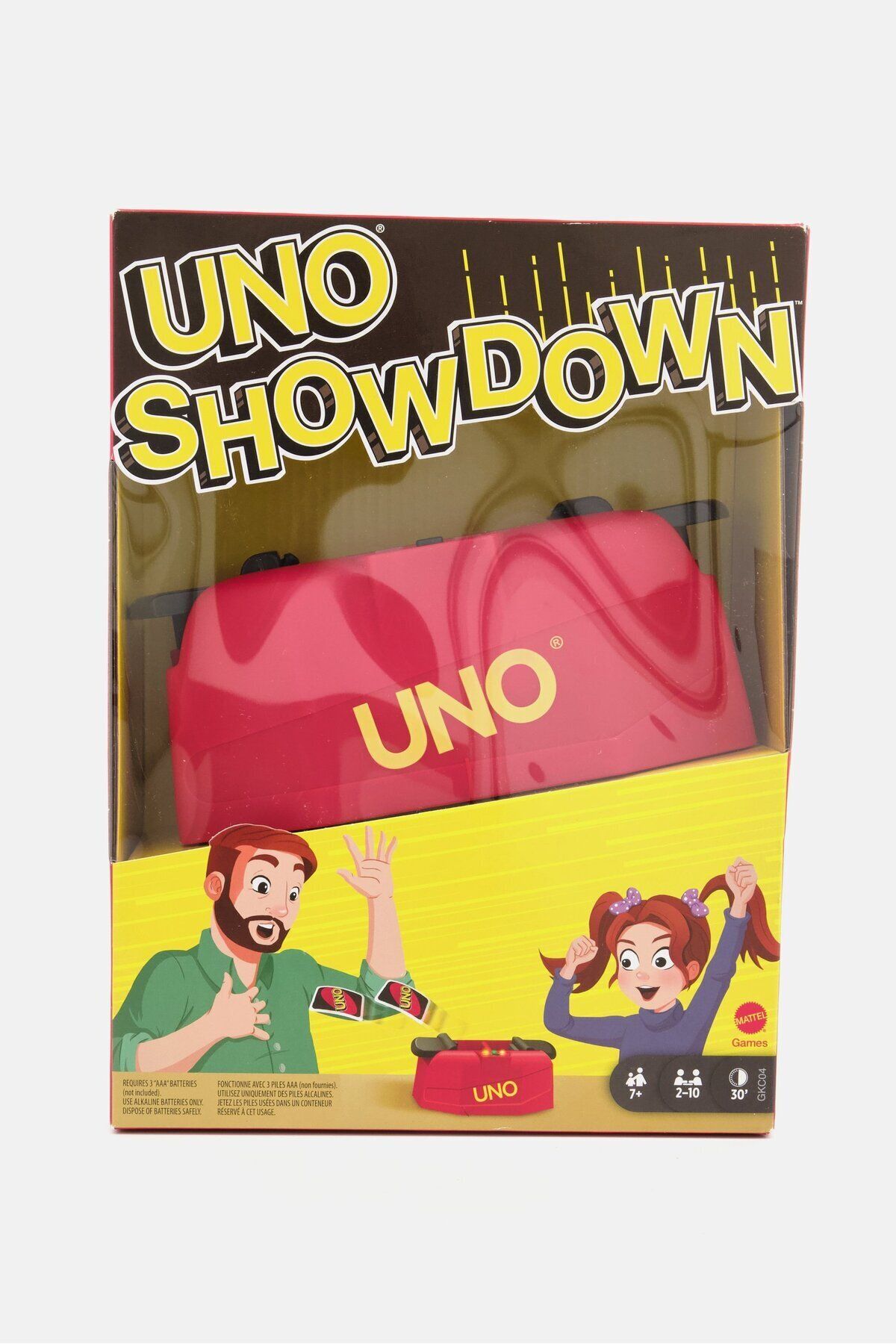 Mattel Games-UNO Showdown Card Game, Red Combo 1