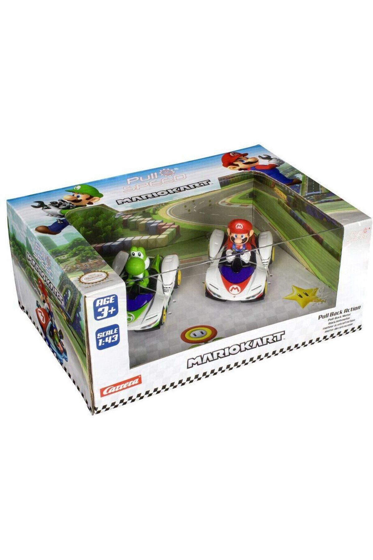 Carrera-Pull N Speed Mario Kart Pack of 2 P-Wing 13022 2