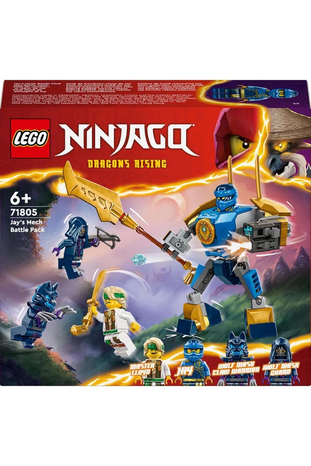 LEGO-® NINJAGO® Jay's Robot Combat Pack 71805 - Construction Set for Ages 6 and Up (78 Pieces) 3
