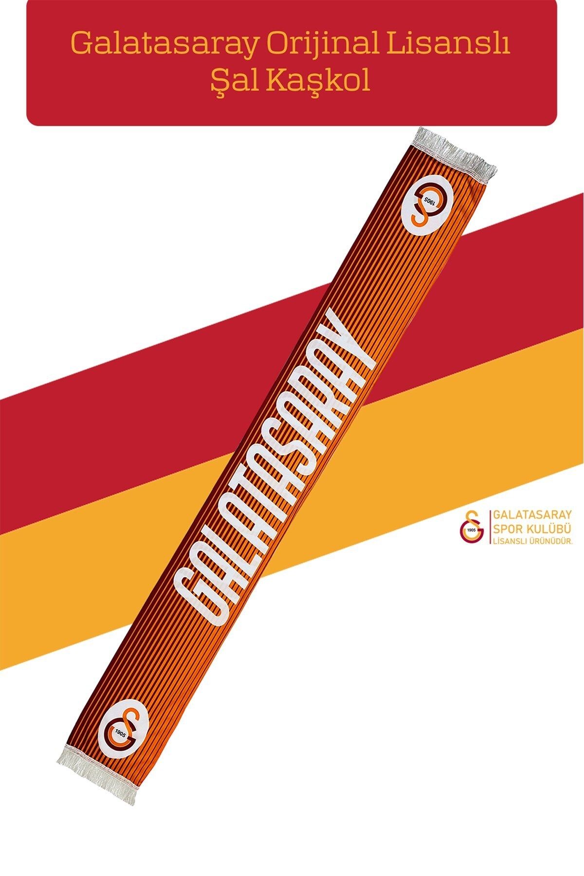 Galatasaray-وشاح كاشكول أصلي مرخص وقلم ذو طرف ممتاز مع صندوق خشبي مطبوع عليه أسد 2