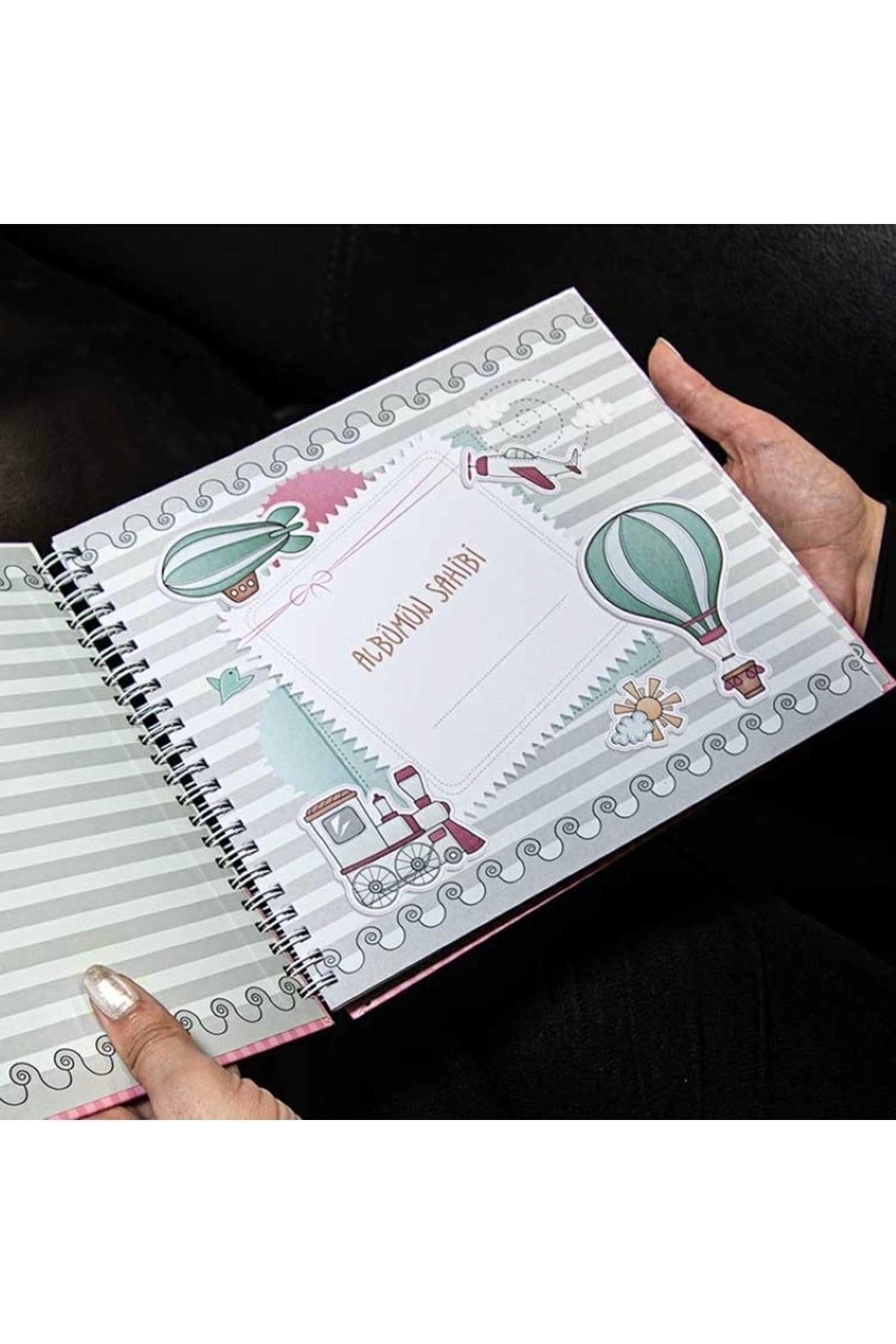 Relavant Hamilelik Ve Anne Bebek Günlüğü & Hamile Anı Defteri & Bebek Anı Defteri 20x23 Sticker Hediyeli fotoğrafı 2 (önizleme)