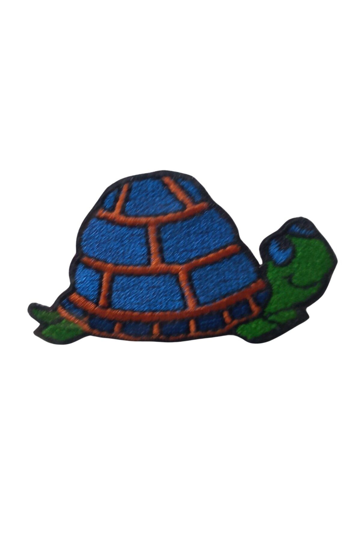 blueb Aplike Ütü İle Yapışan Kaplumbağa Arma 4x3 cm