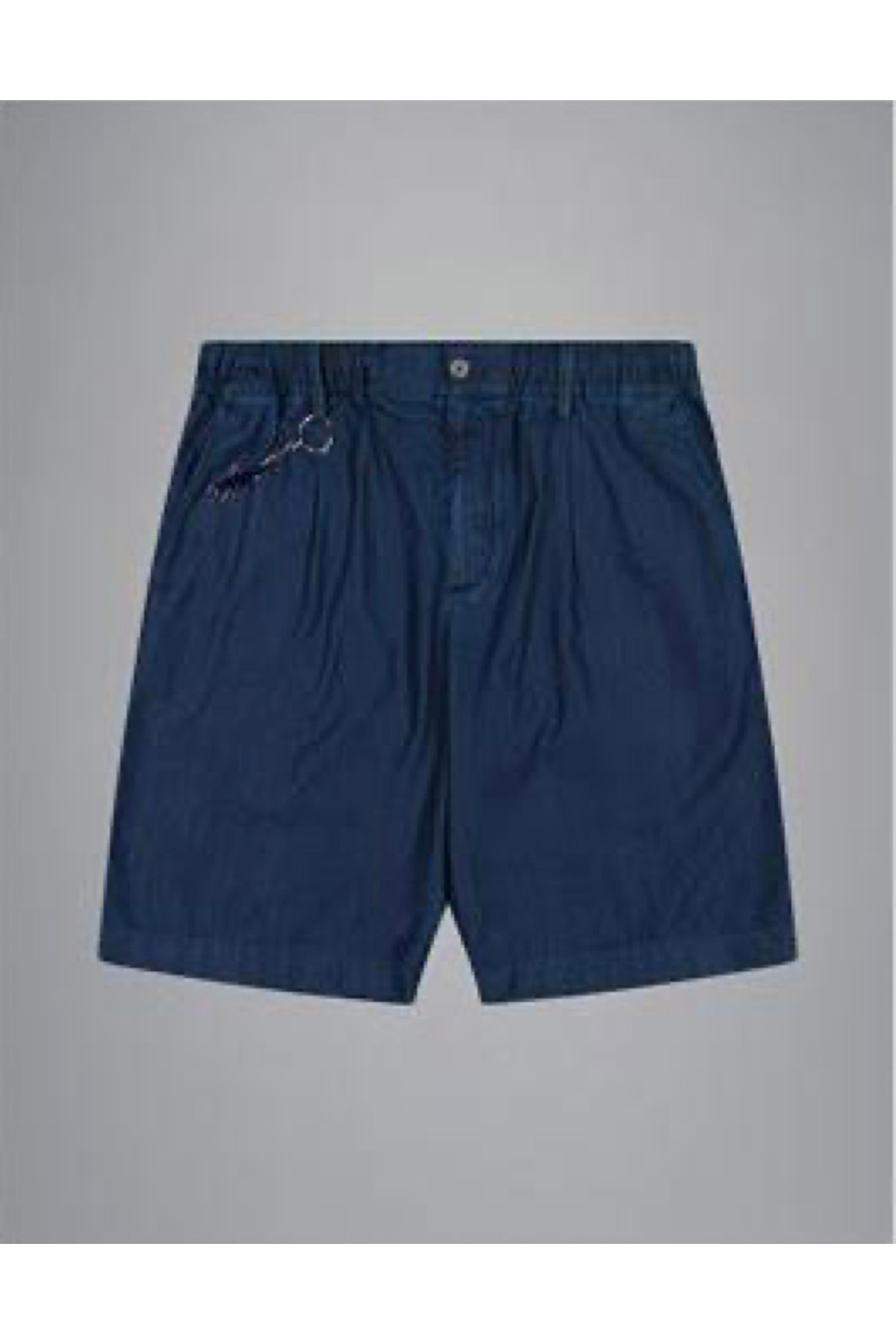 پال اند شارک شلوارک مردانه نخی کمر کشی سرمه‌ای کد ۲۵۴۱۴۱۶۴-J03