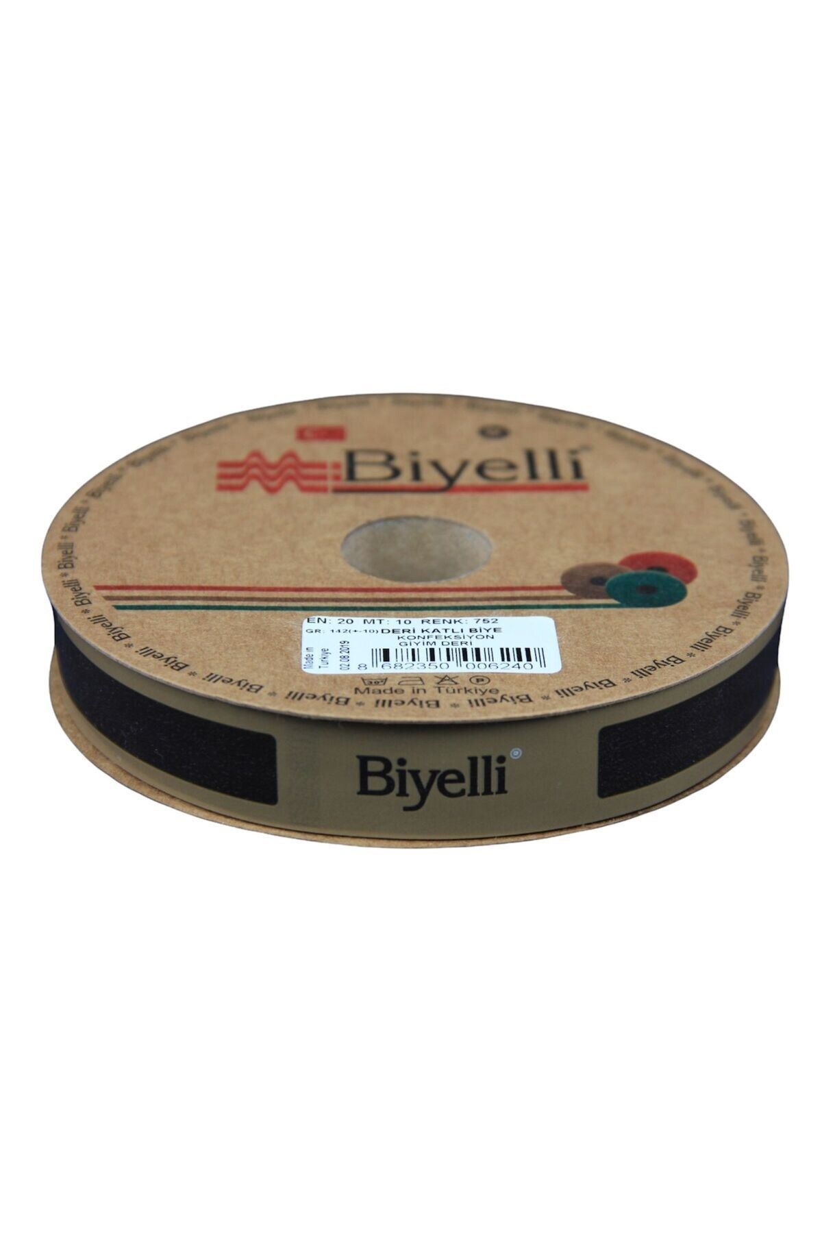 Nurum E Tİcaret Biye Deri Katlı 752 Kahverengi 2 cm 25 Metre %100 Polyester