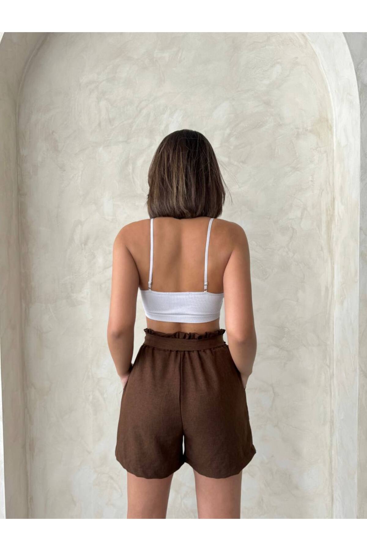 Zes Collection ZES COLLECTİONS Kuşaklı Şort - Fiyatı, Yorumları