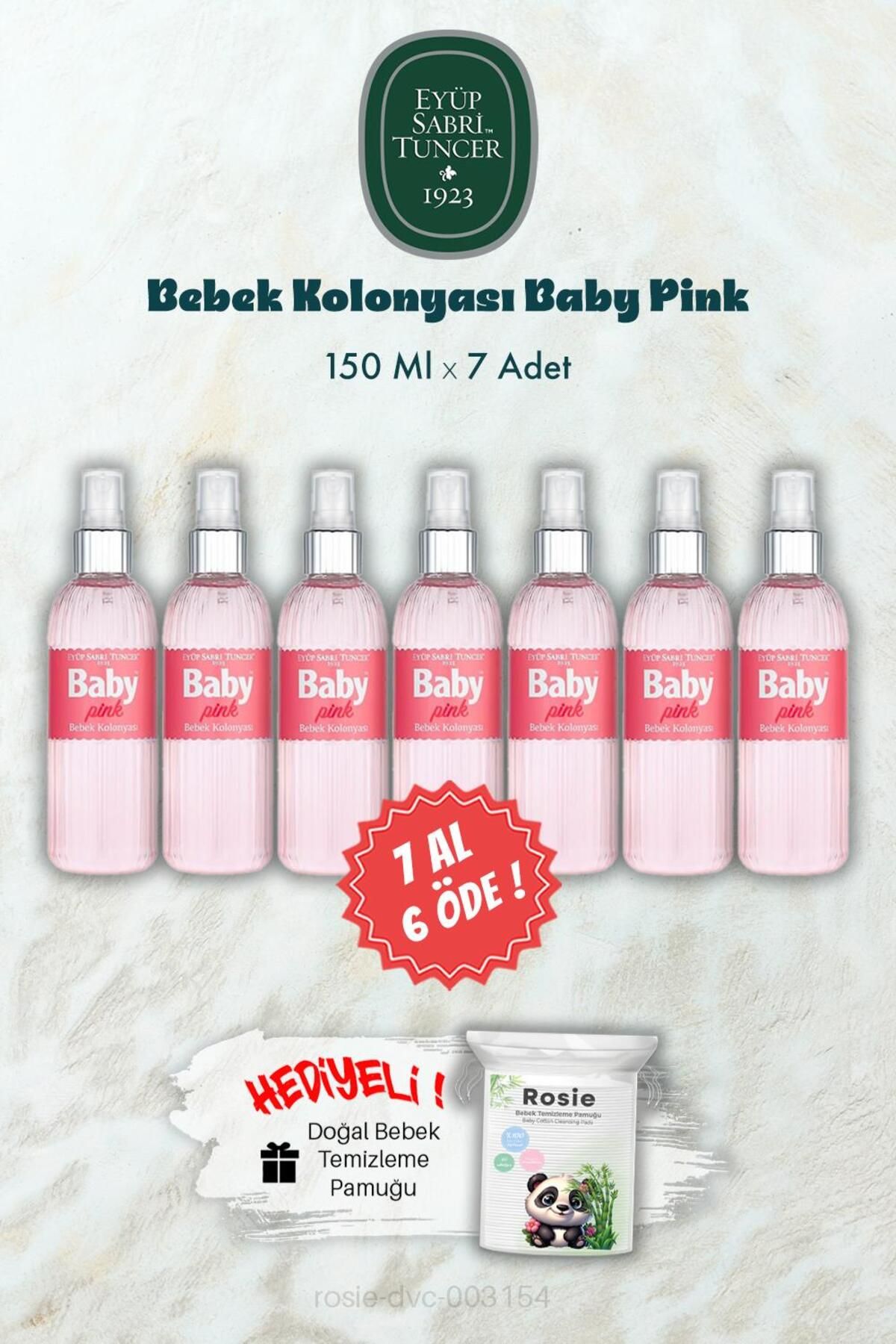 Baby Pink 150 ML Baby ادکلن BUY 7 PAY 6 and Rosie Gift Eyüp Sabri Tuncer