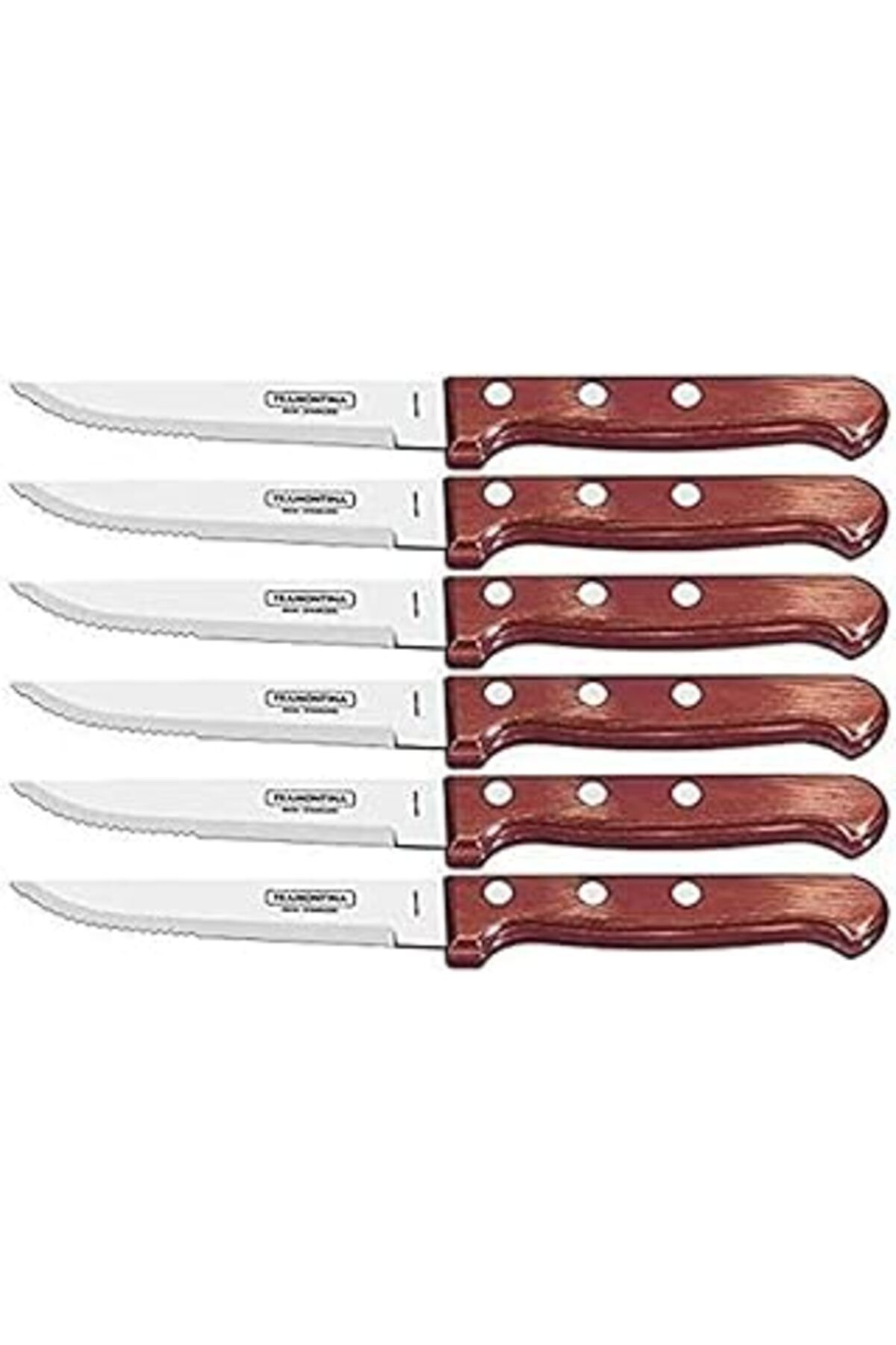 Mu Art Tramontina Churrasco 21413/675 Jumbo Biftek-Steak Bıçağı (6Lı Blister) Standart