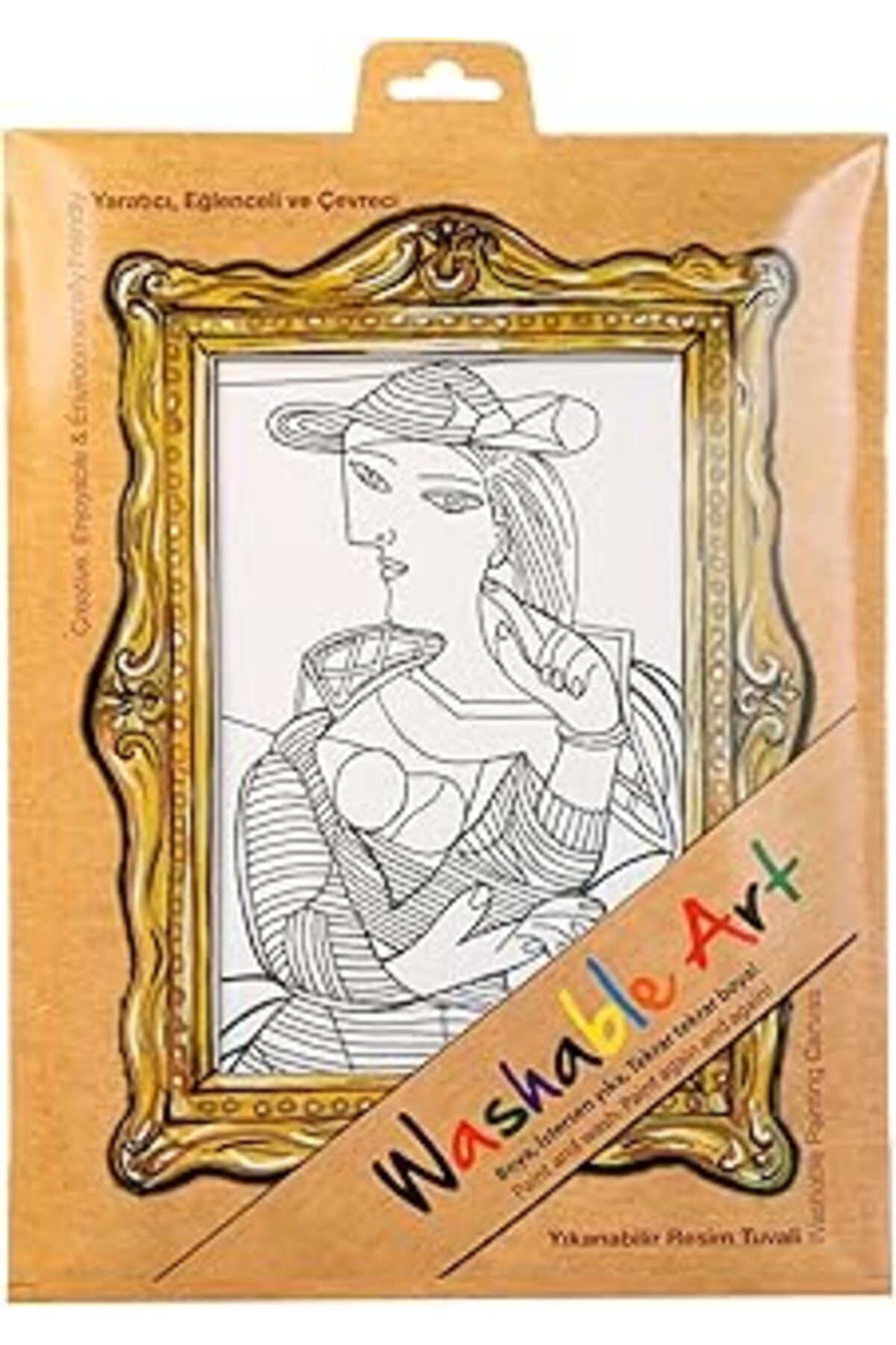 NETWORK ART Akademi Çocuk Funny Mat Washable Art Pablo Picasso Seated Woman
