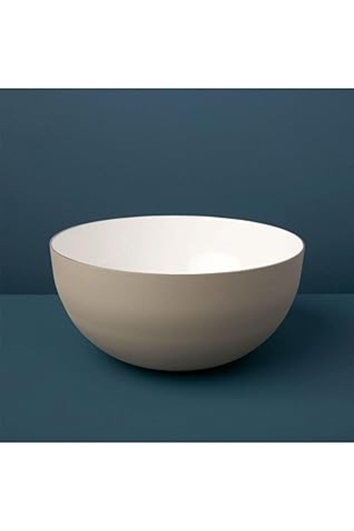 Mu Art Be Home Çap 30 Cm Gri & Beyaz Kase