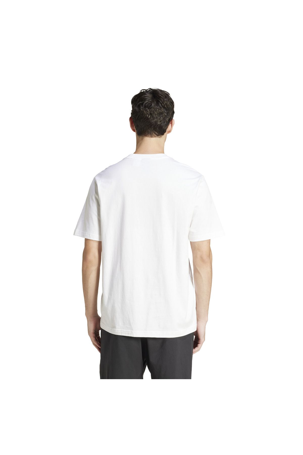 تی شرت ورزشی سفید مردانه T اورجینال adidas