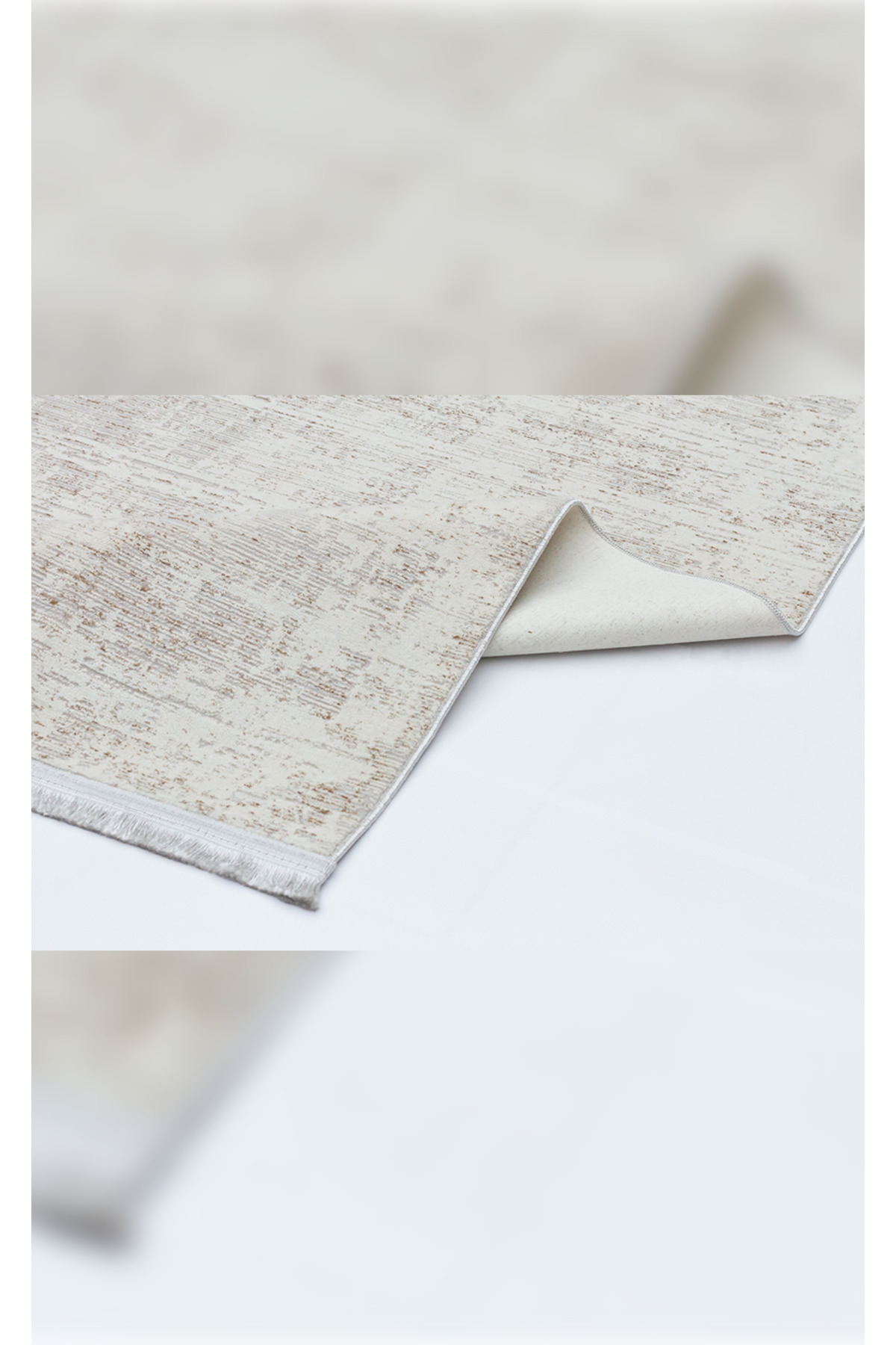 Apex Halı Riena 1162 Latte Yumuşak Dokulu Yıkanabilir İnce Kadife