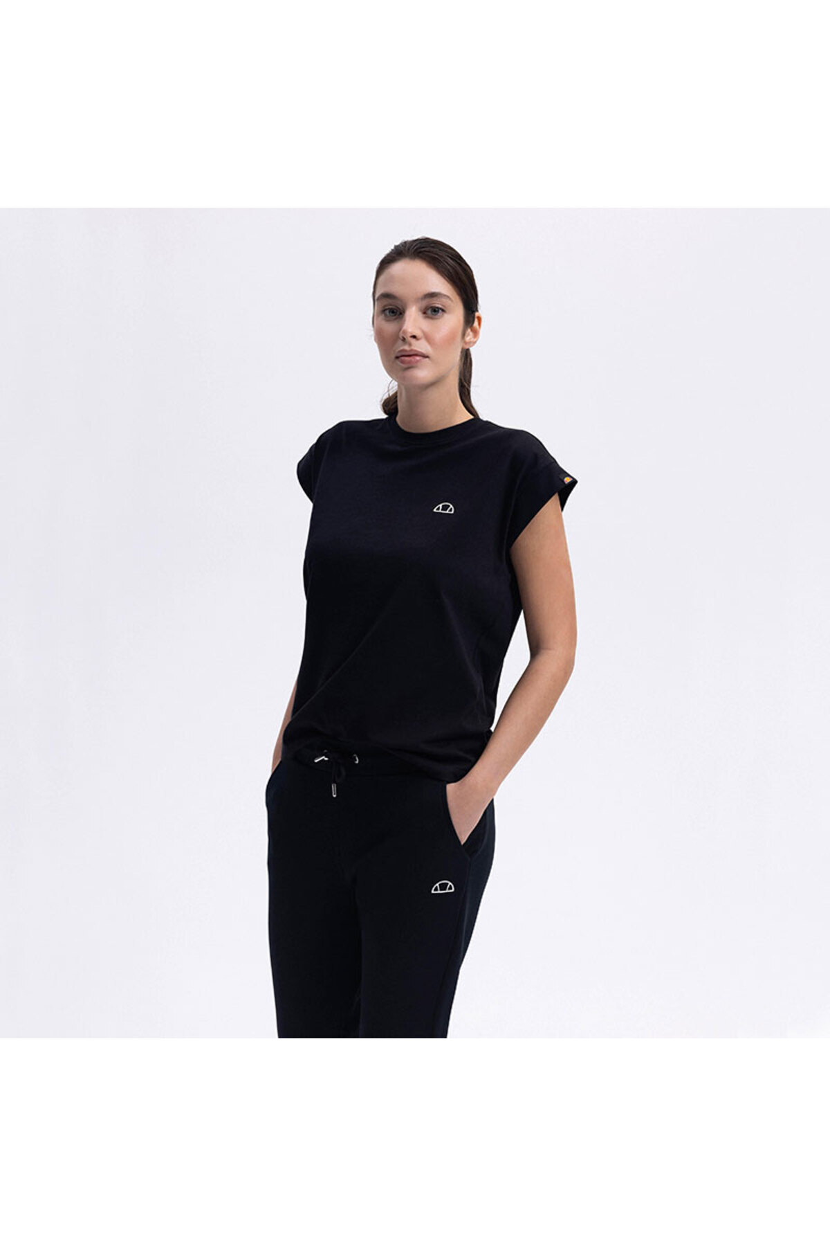 Ellesse-Women's Black Sweatpants Ef377-Bk 4