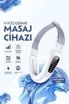 EN SİGA Yüz germe masaj cihazı V 6 Şekil fonksiyon gençleştirme sterilizasyon...