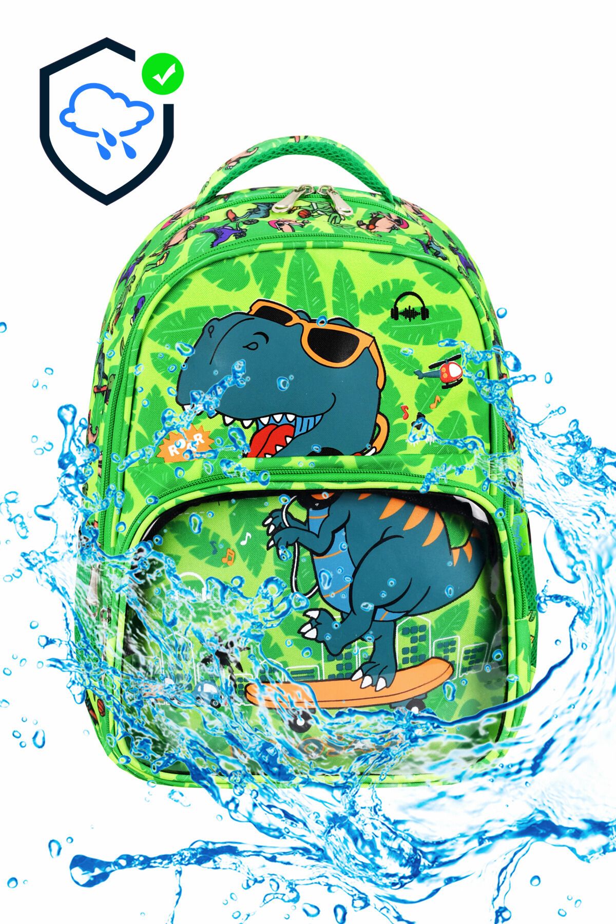 Roxy-Dinosaur Licensed Set of 3 - Primary School Bag, Thermal Lunchbox and Pencil Case 3