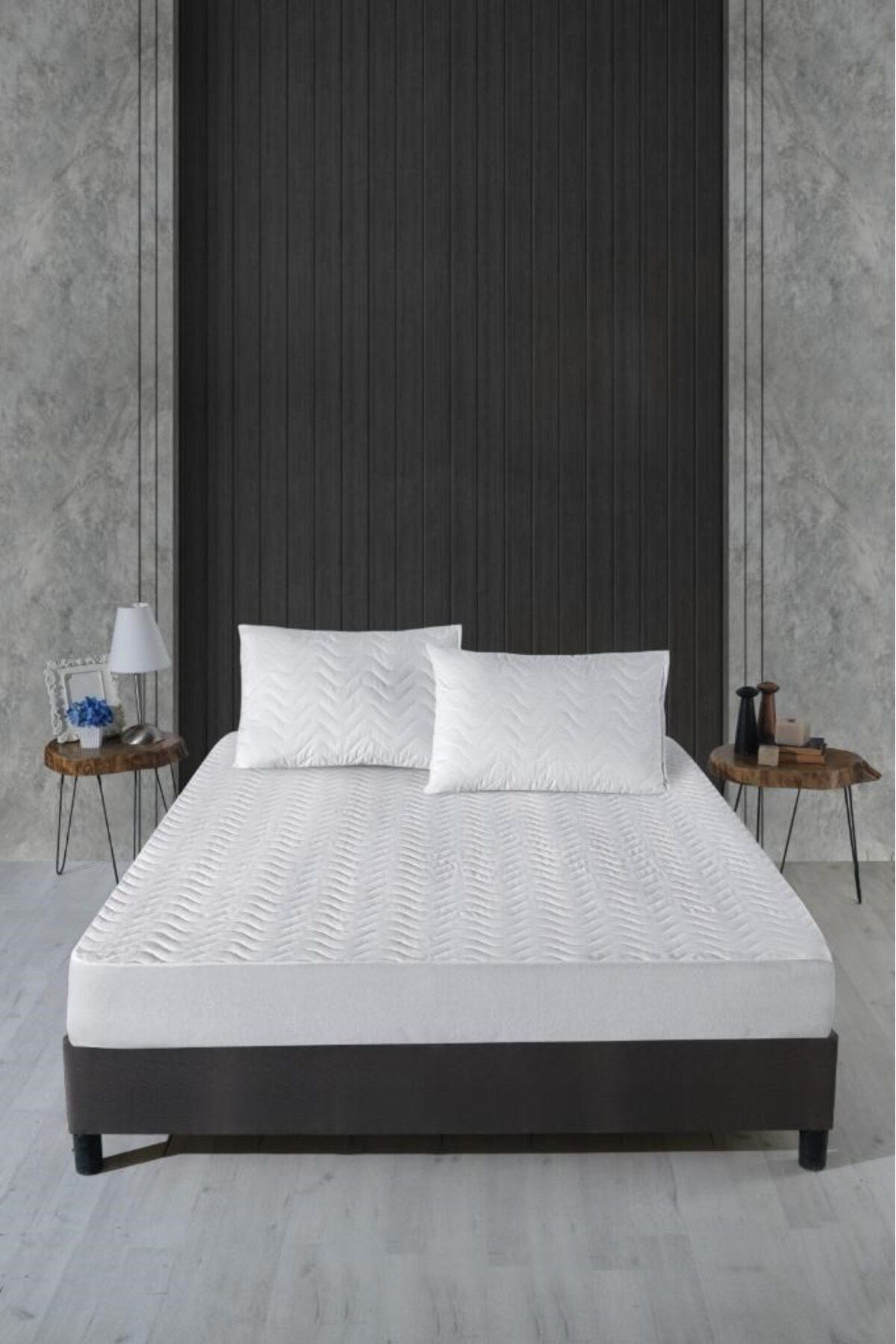 Home Alez Kapitone Fitted Yatak Koruyucu 100*200 cm