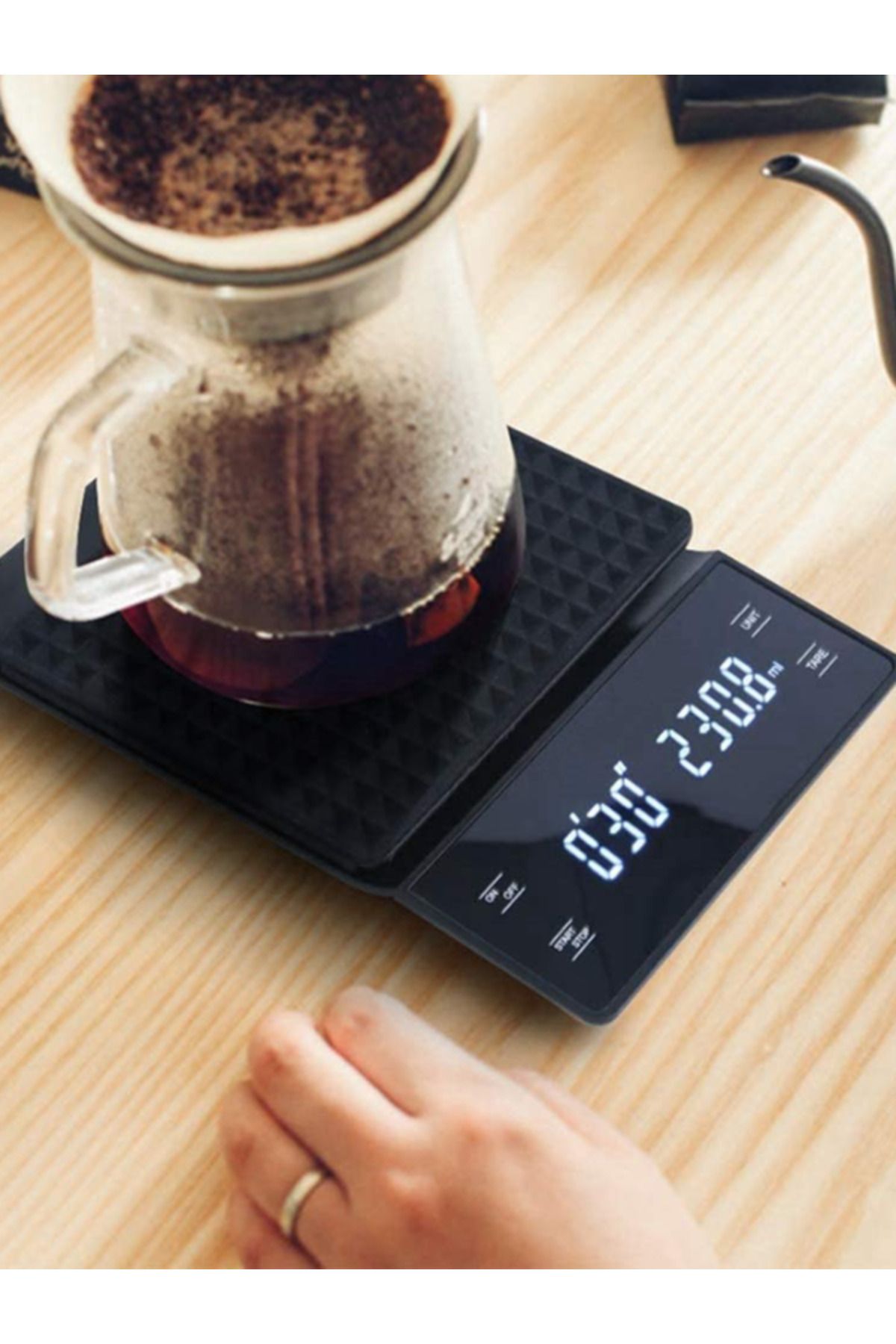 Drop-Digital Coffee Scale – Precision Scale with Timer for Pour-Over & Espresso Brewing 4